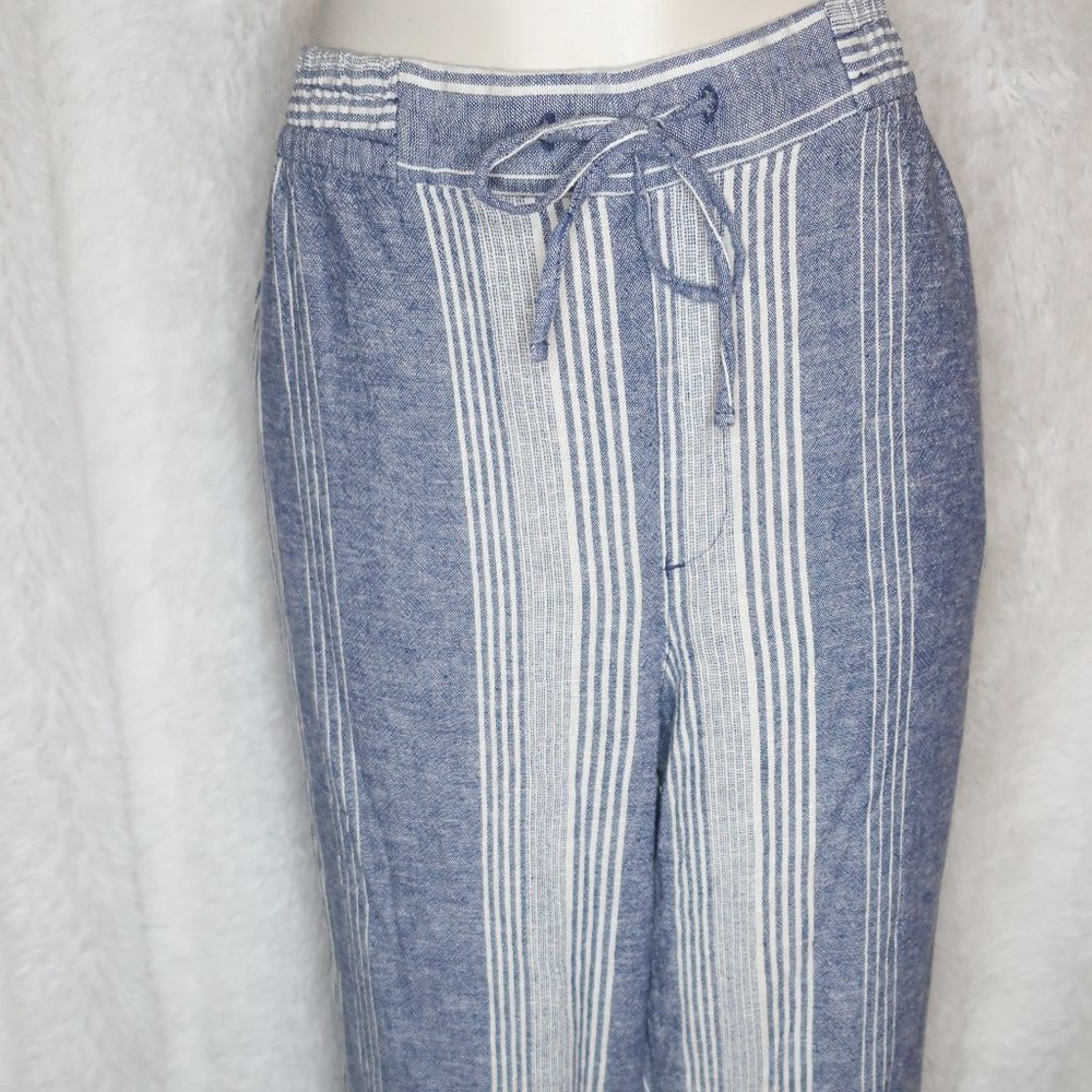 Women Striped linen Pants